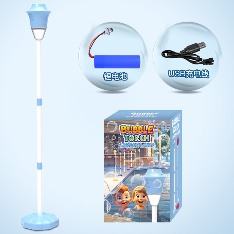 Industrial Garden Lamp Bubble Machine - High-Volume Outdoor Edition 8