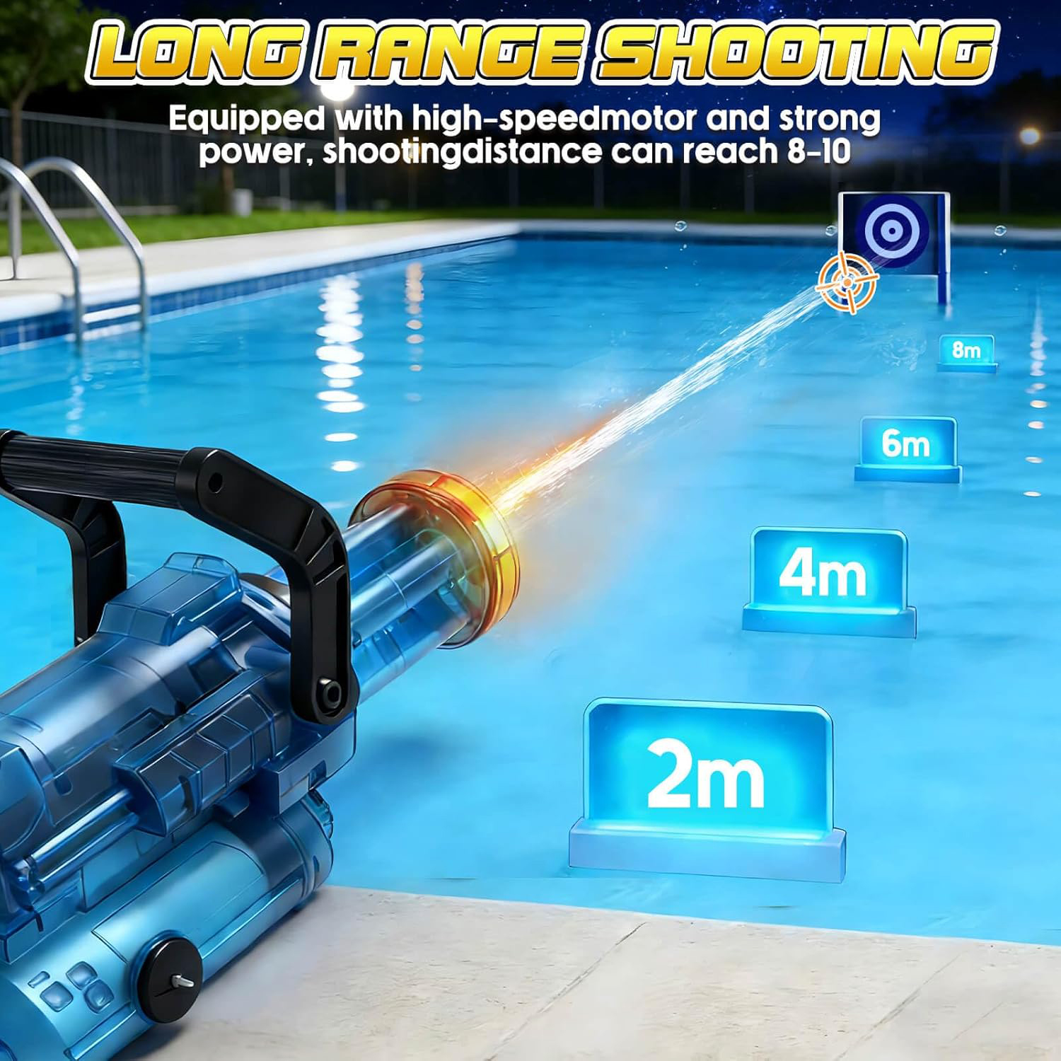 Gatling Water Gun (350ml Capacity) 5