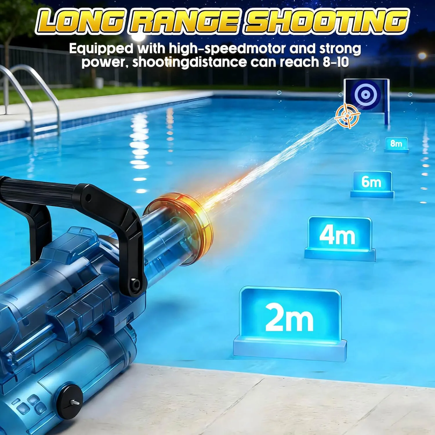 Gatling Water Gun (350ml Capacity) 5