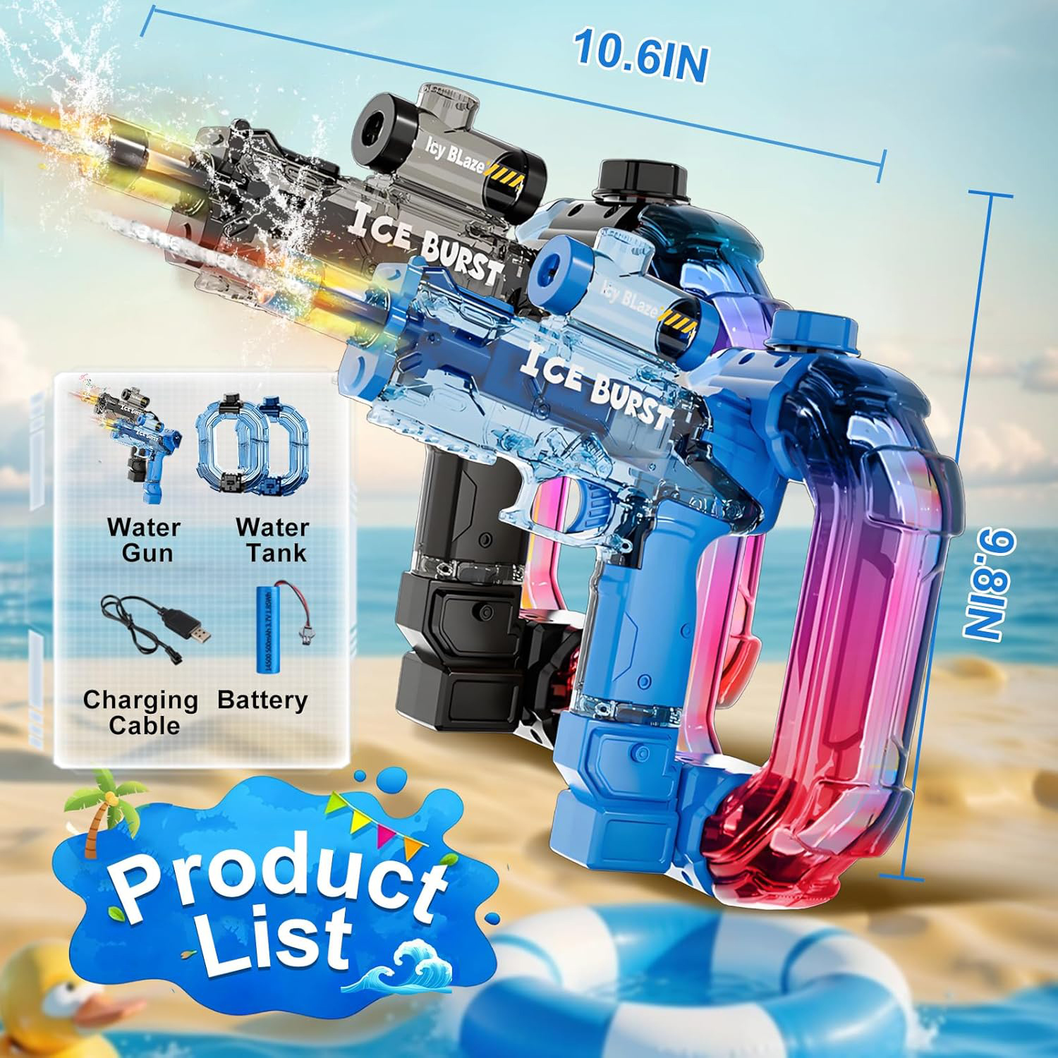 Ice Burst - Ice Flame Double Gun 2